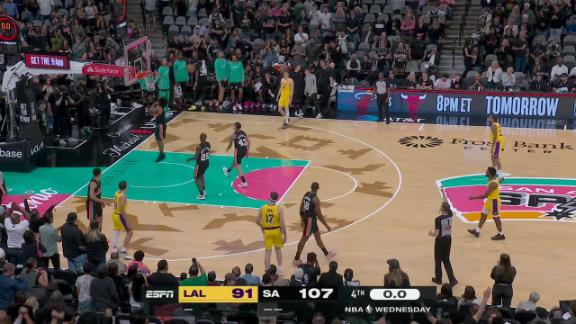 Los Angeles Lakers vs. San Antonio Spurs: Game Highlights