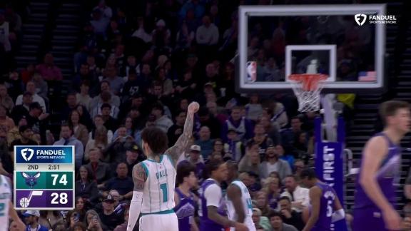 LaMelo Ball nails the 3 vs. Utah Jazz