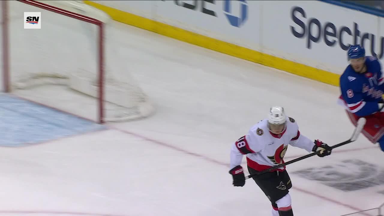 Brady Tkachuk scores his 200th goal as the Senators beat the Rangers 8 ...