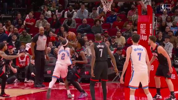 NBA: Rockets vs Thunder