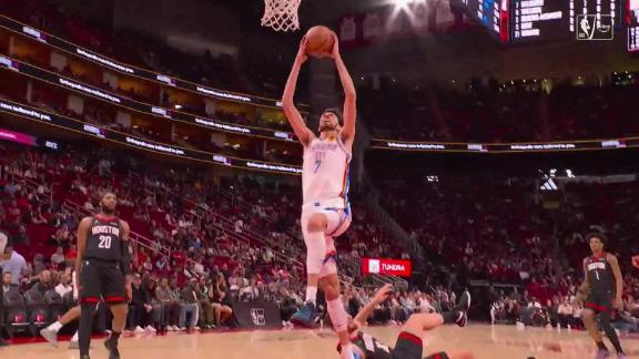 NBA: Rockets vs Thunder