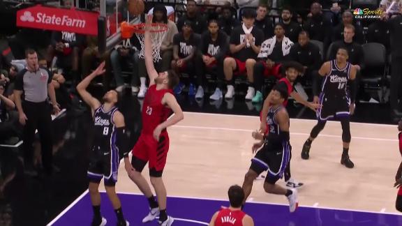 Donovan Clingan elevates for the big-time stuff