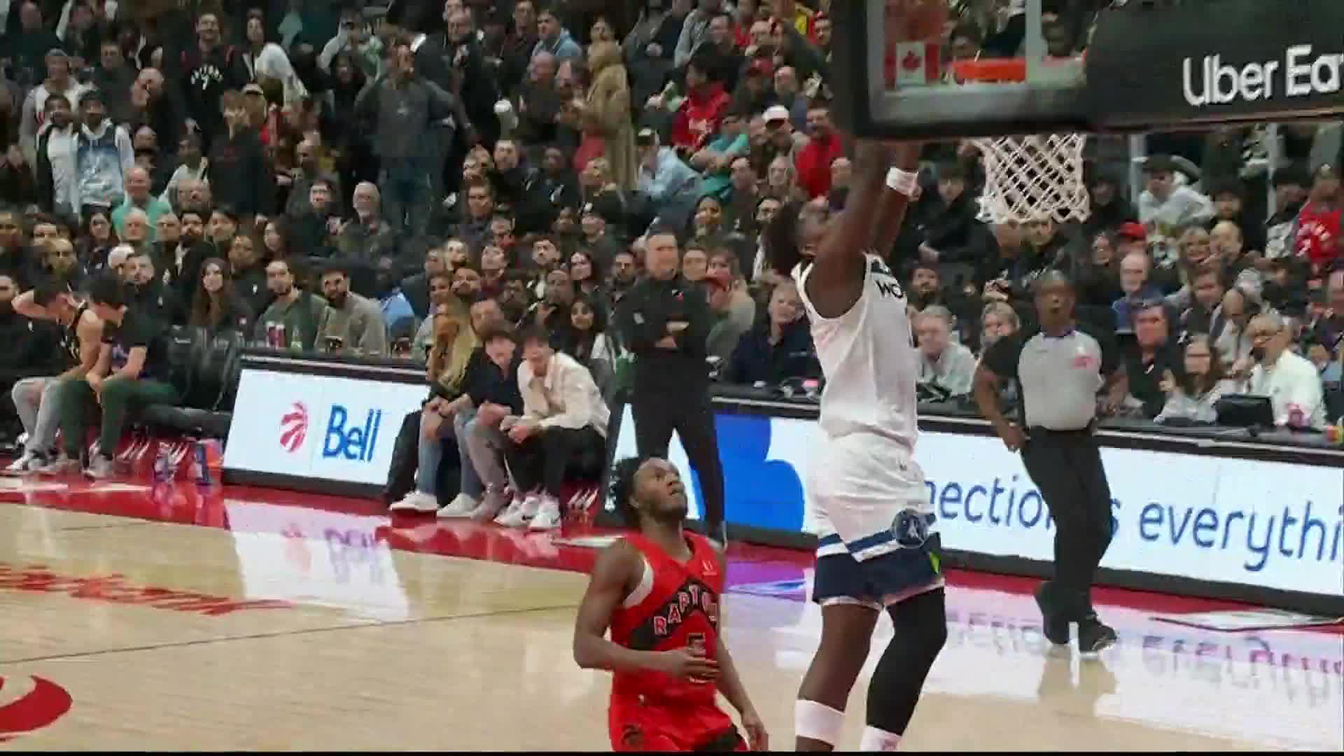 Anthony Edwards highlights vs. Raptors