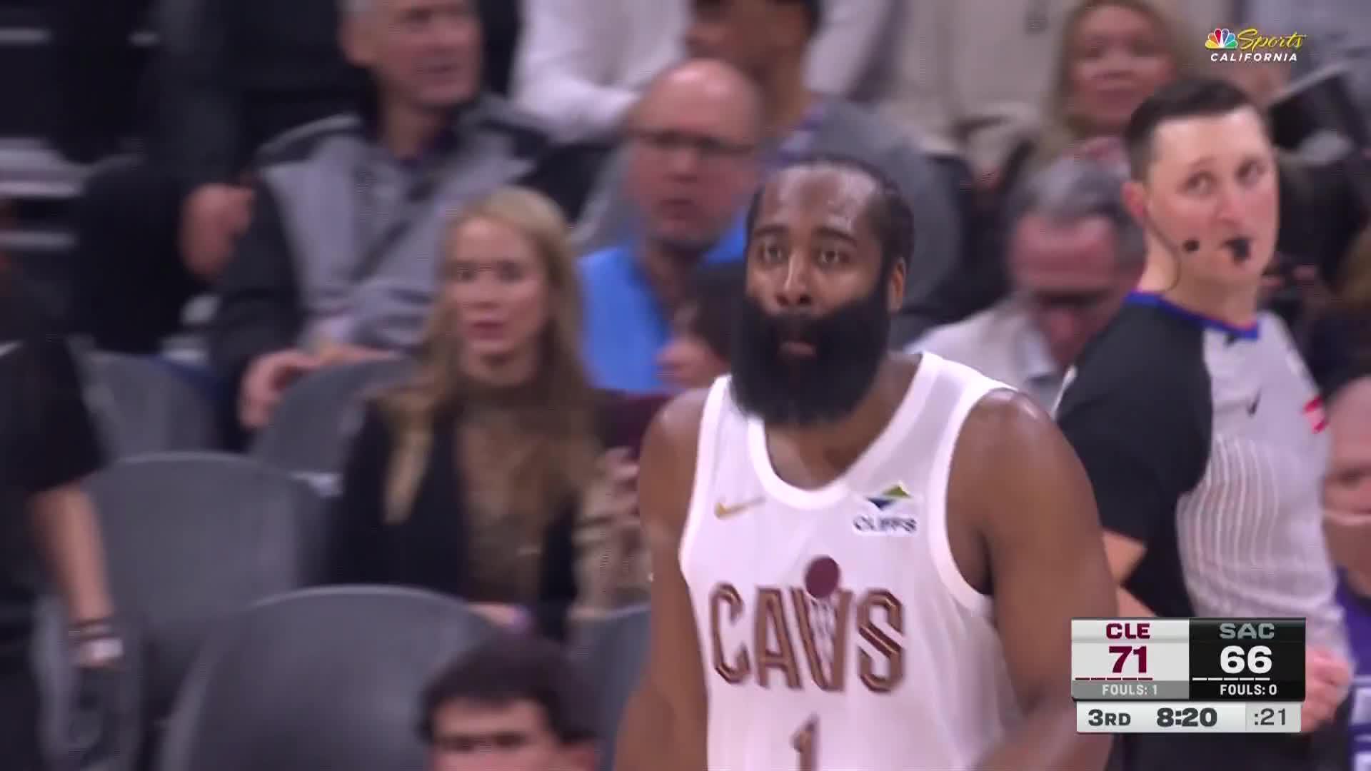 James Harden highlights vs. Sacramento Kings