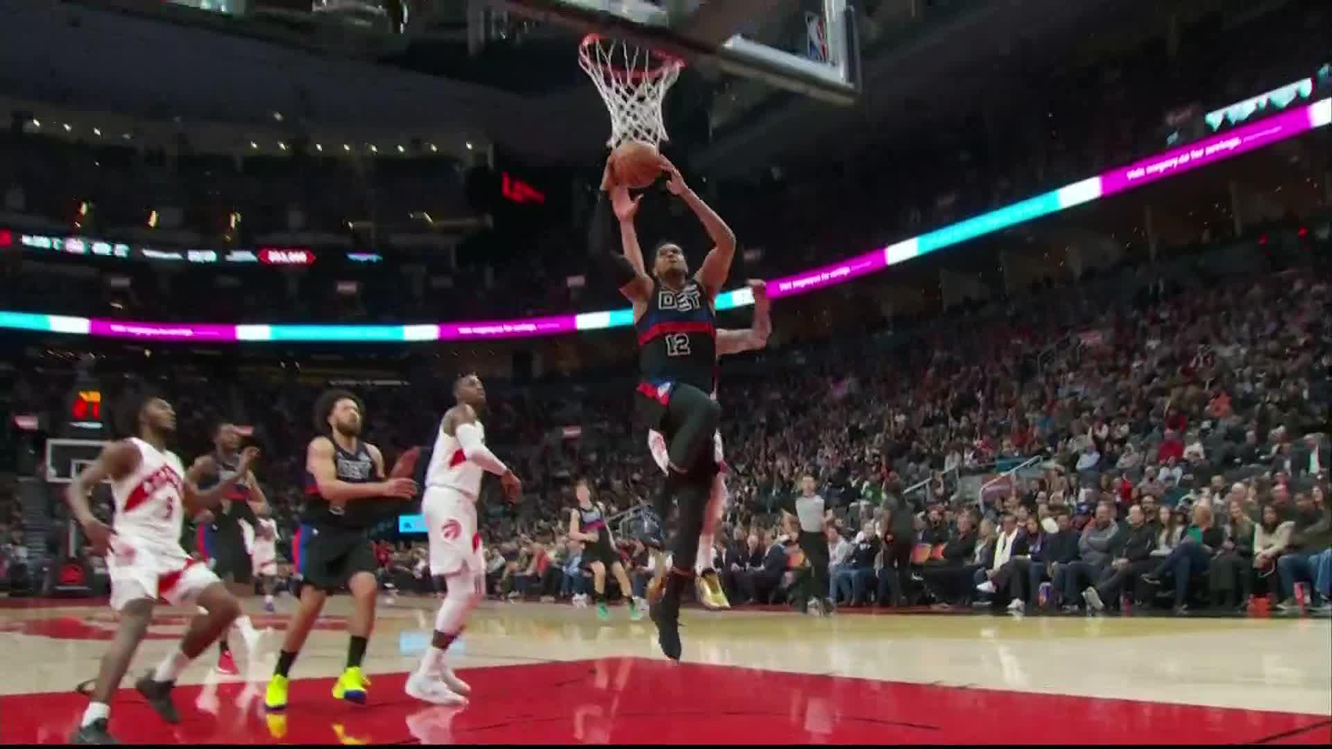 Cade Cunningham tallies 28 points as the Pistons rout the Raptors.