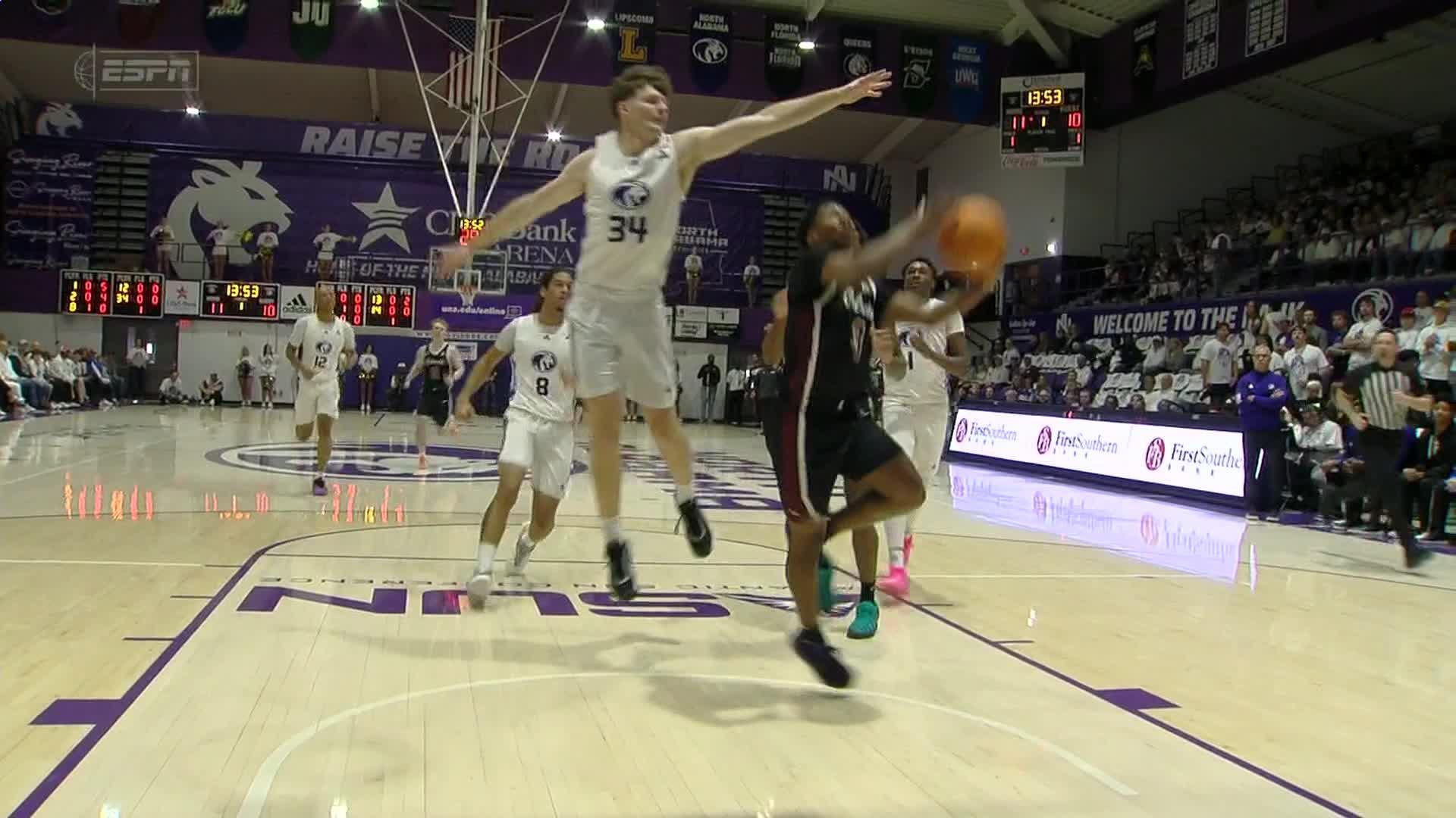 NCAA: Lions vs Colonels