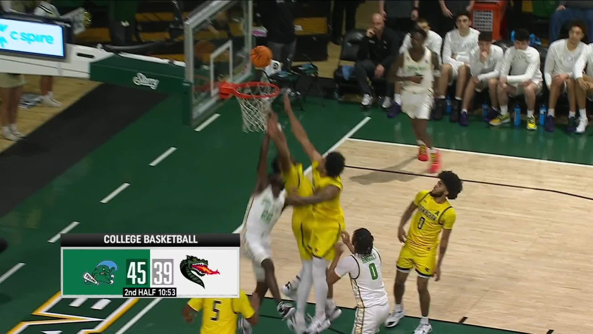 NCAA: Blazers vs Green Wave