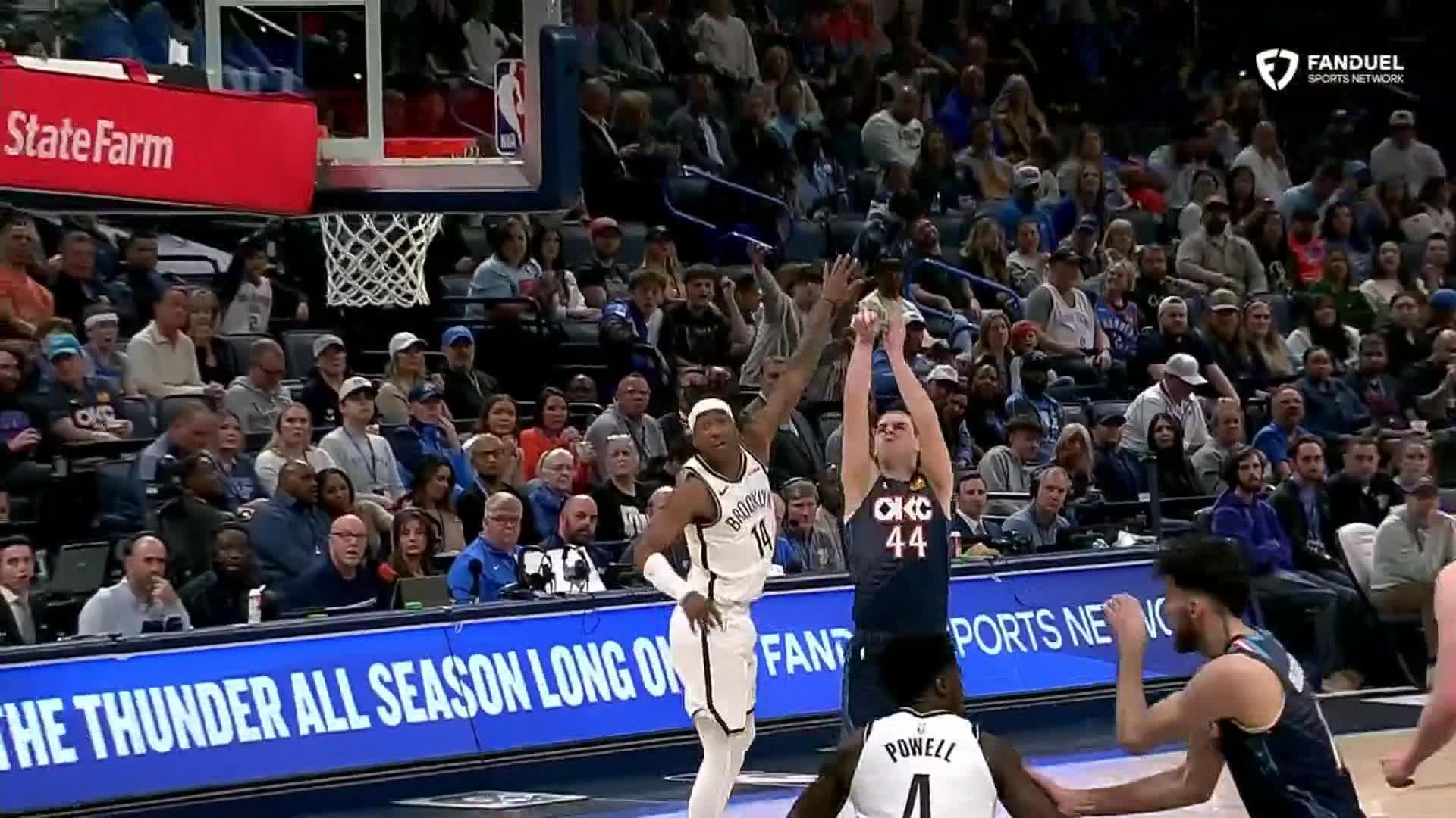 Nikola Topic shows off the range on triple
