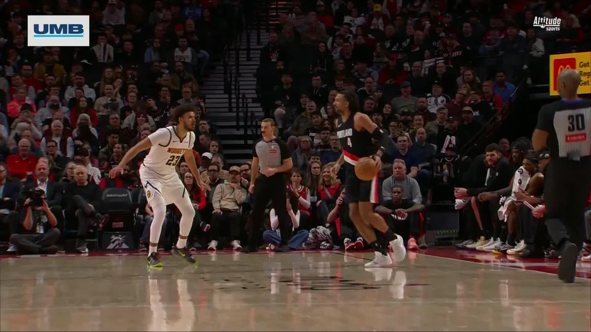 Vit Krejci gets the hoop and the harm