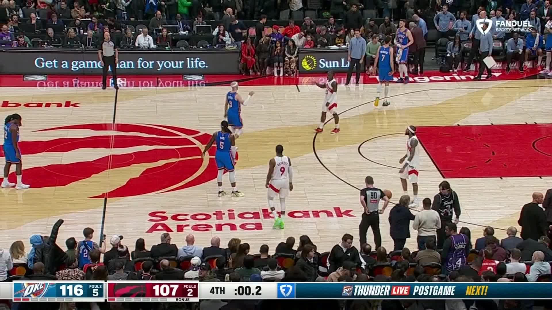 Oklahoma City Thunder vs. Toronto Raptors: Game Highlights