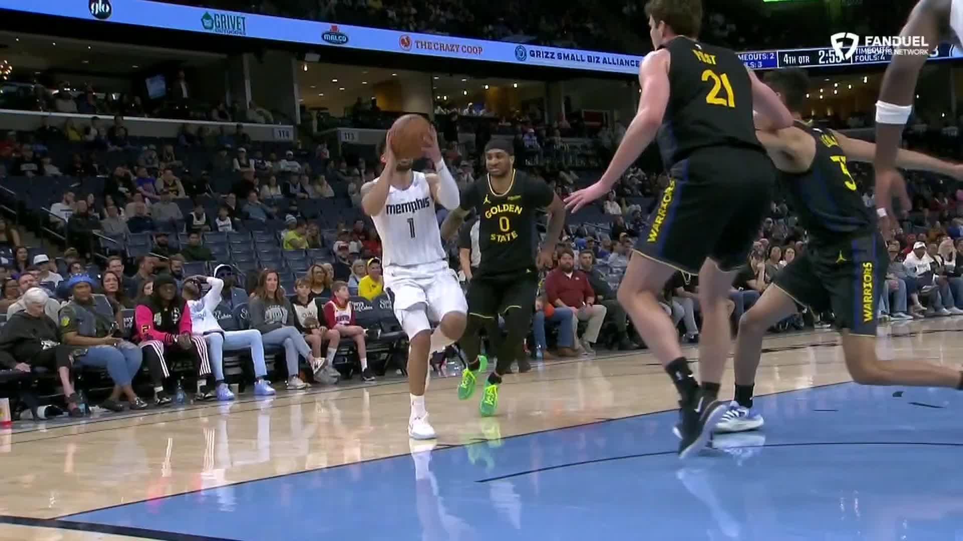 Taylor Hendricks gets the hoop and the harm