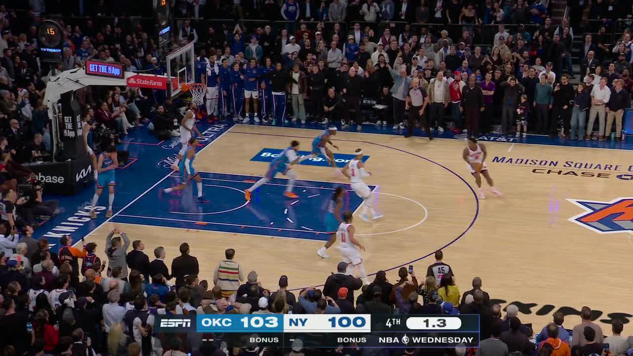 Knicks' Brown: SGA tops in convincing refs of fouls