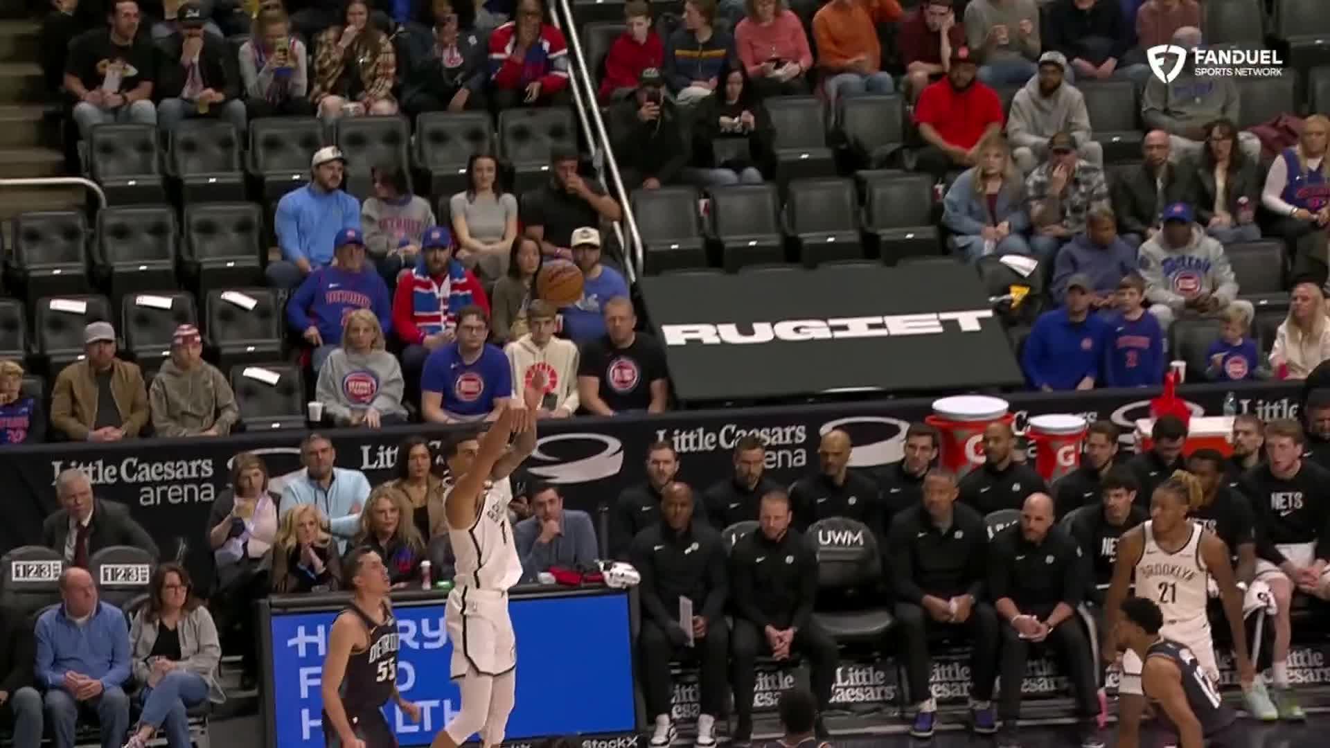 Michael Porter Jr. gets the basket plus the foul
