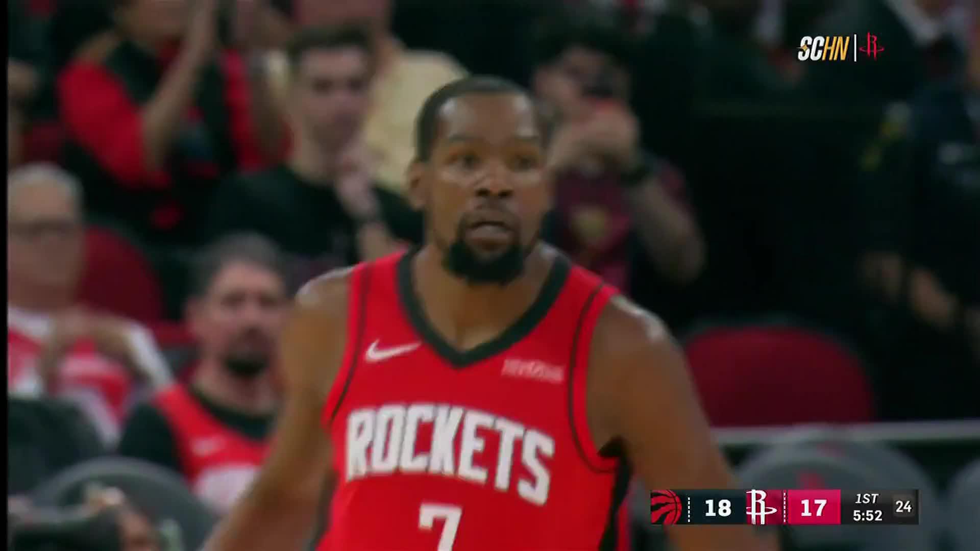 Durant, Thompson lead Rockets to 113-99 win over Raptors - ABC13 Houston