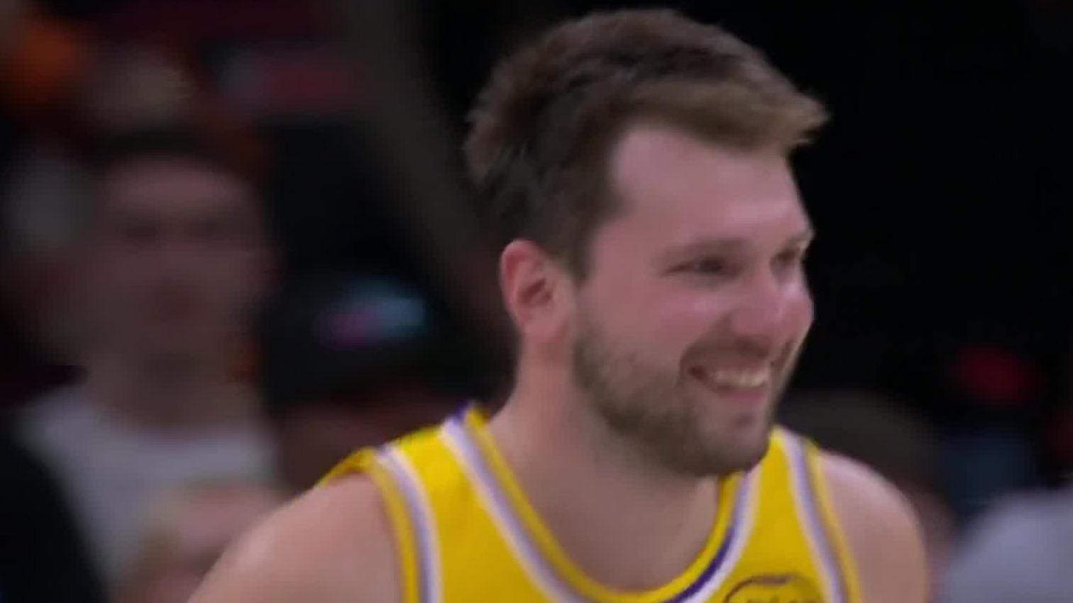 Luka Doncic scores 60, LeBron James ties games-played mark and Lakers ...