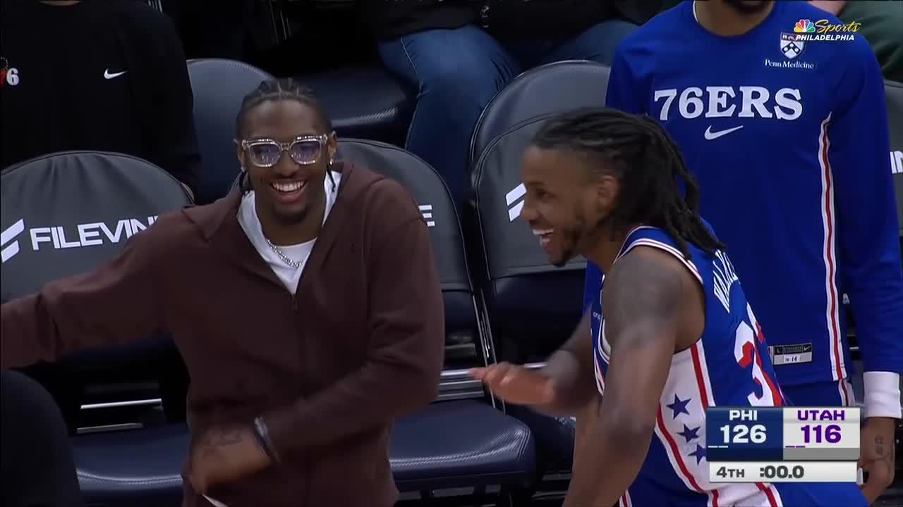 Grimes and Edgecombe Power 76ers Past Jazz in Paint-Dominated Victory