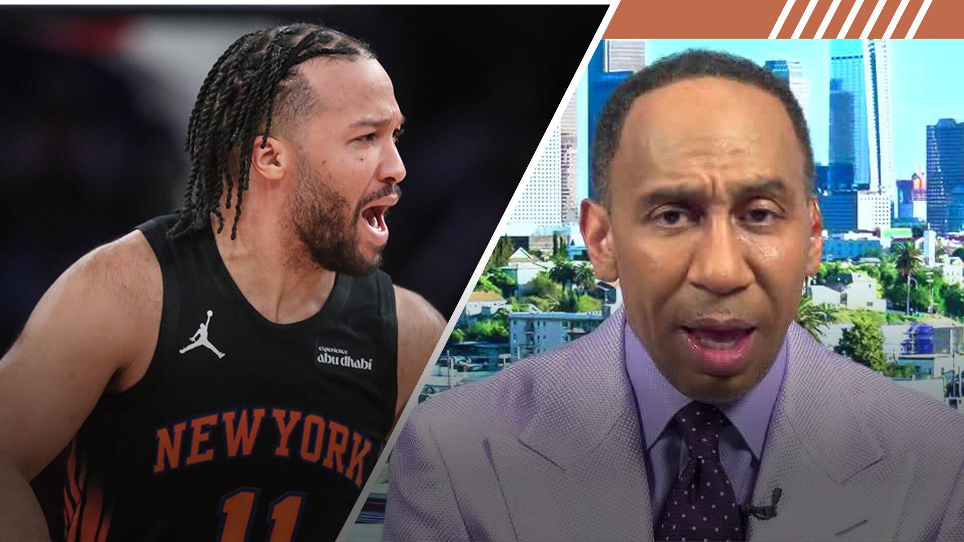 Stephen A. Smith cites the lingering presence of the Pistons as to why he can't get too carried away with the Knicks' recent purple patch.