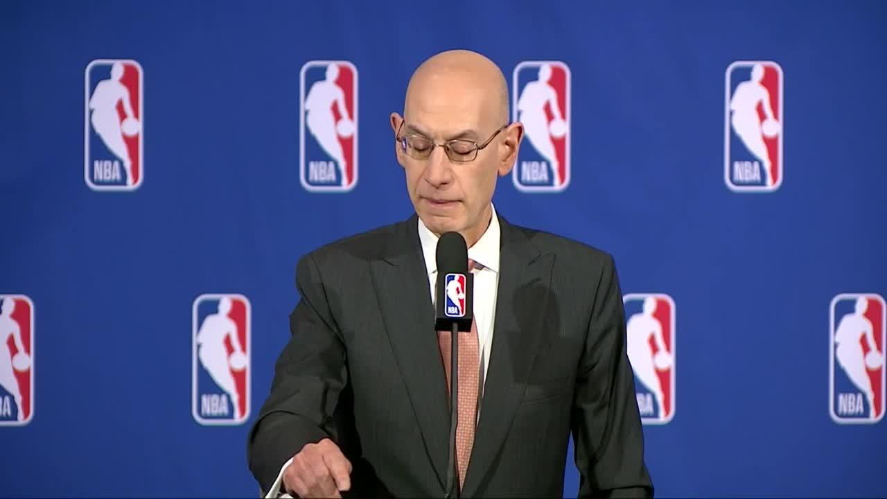 NBA commissioner talks about the league's need to combat tanking, but admits it's tough to distinguish between tanking and a rebuild.