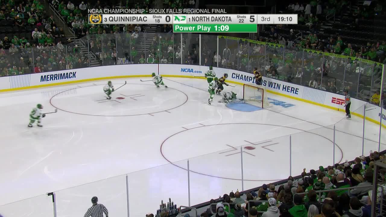 Quinnipiac Bobcats vs. North Dakota Fighting Hawks Game Highlights