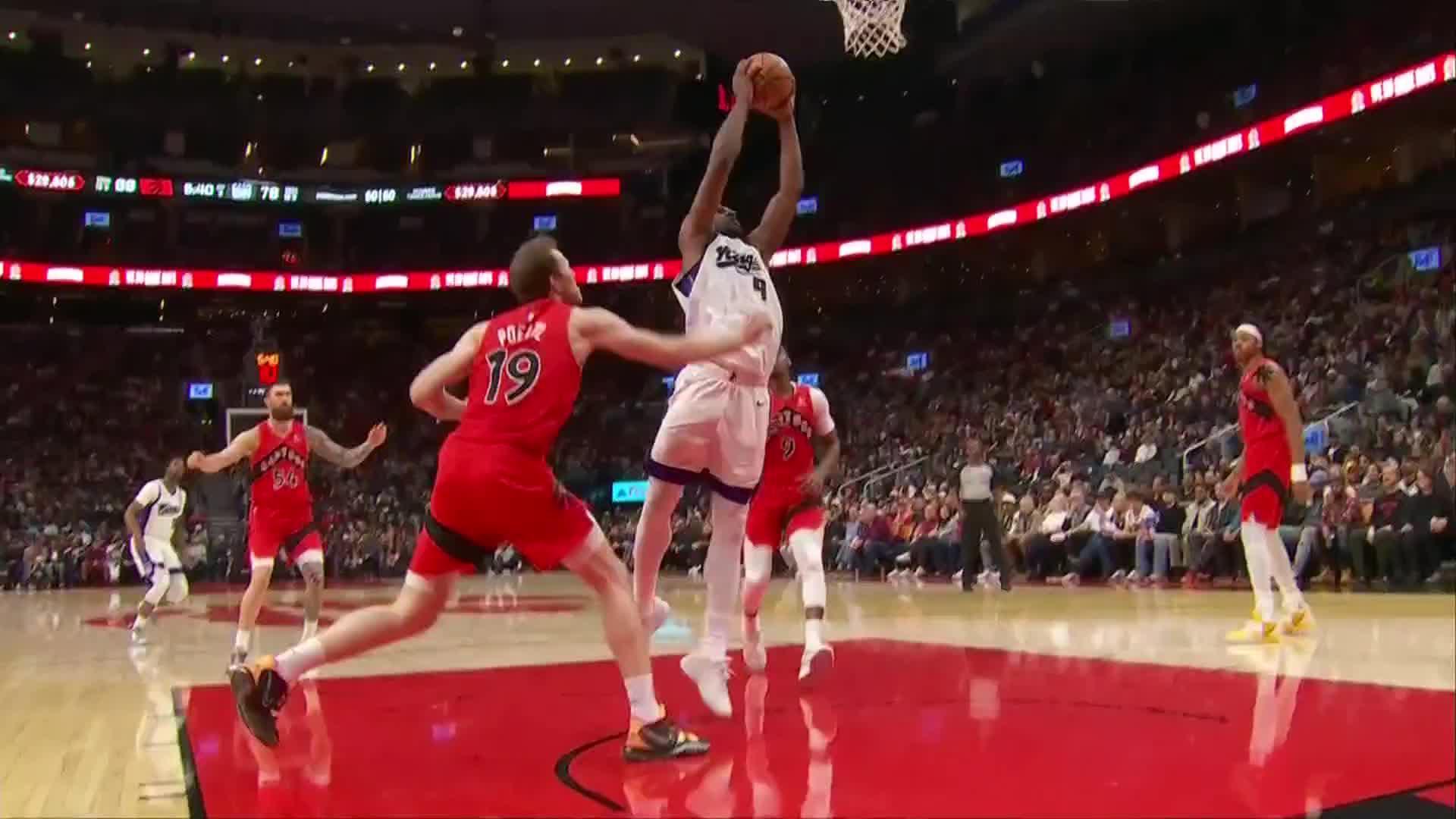 Precious Achiuwa rocks the rim with powerful flush