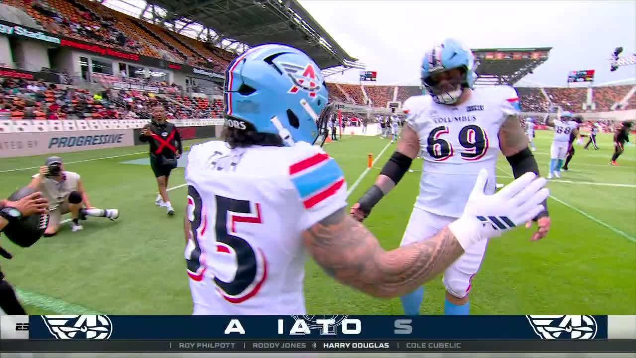 Columbus Aviators vs. Houston Gamblers: Game Highlights