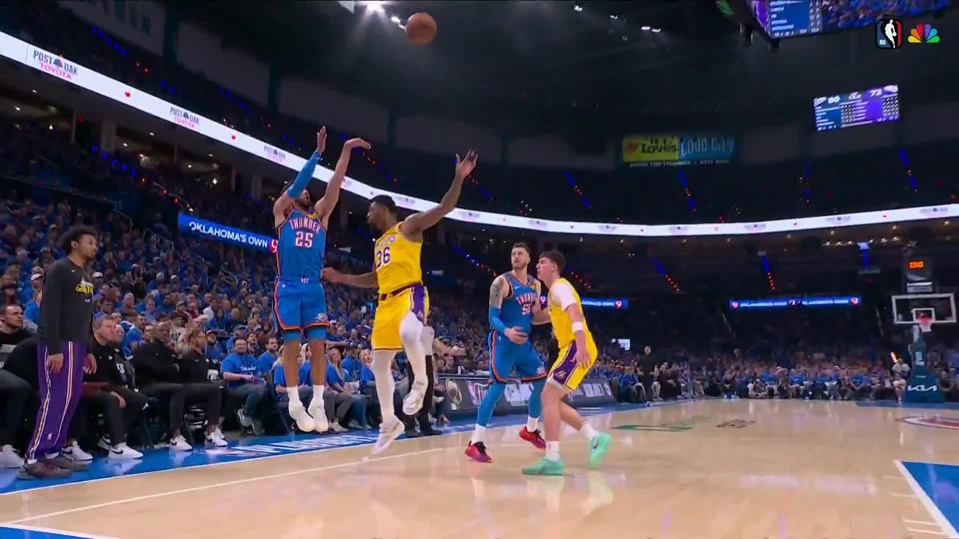 NBA: Oklahoma City Thunder vs Los Angeles Lakers