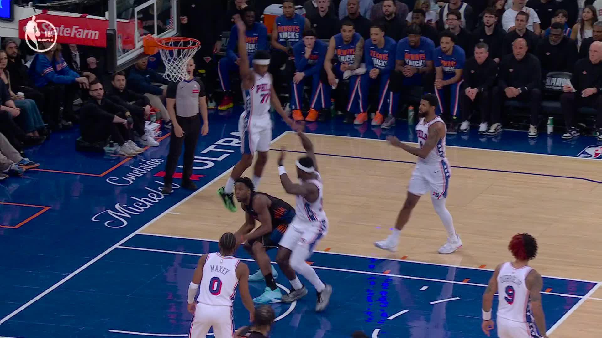 NBA: New York Knicks vs Philadelphia 76ers