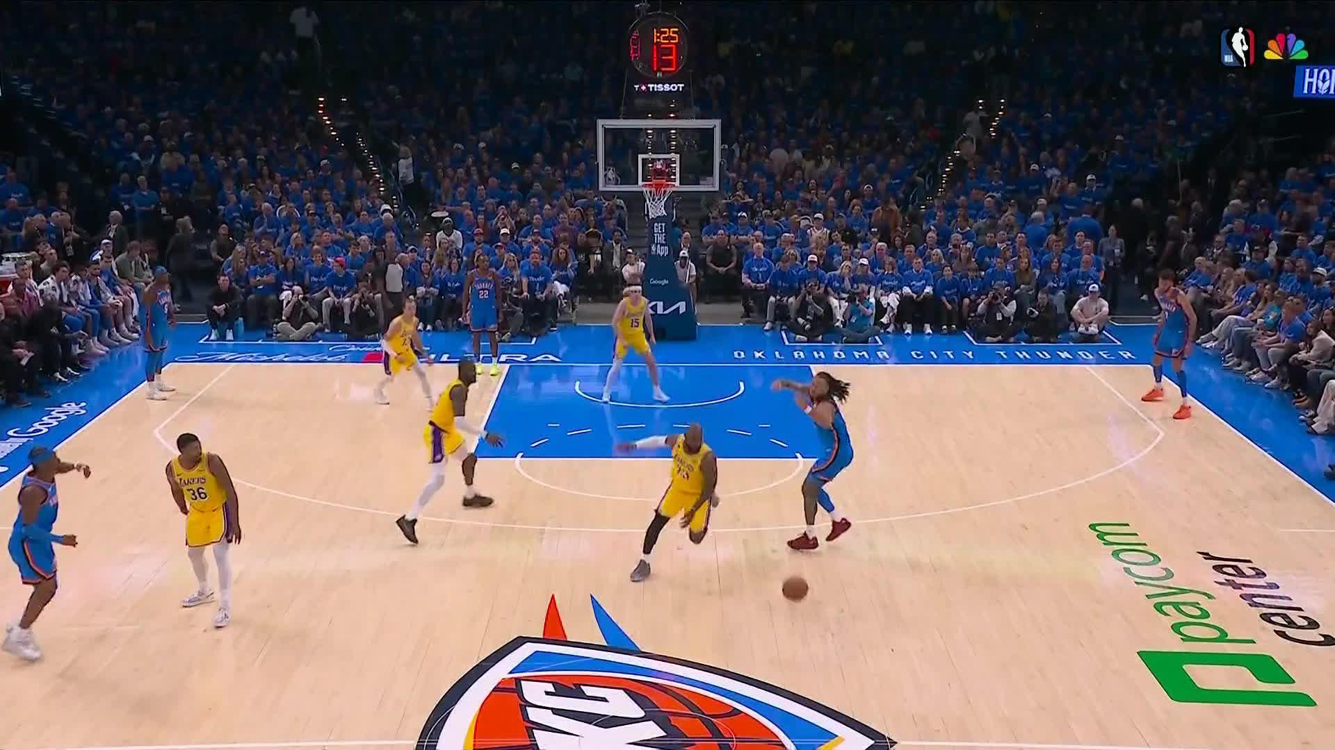 NBA: Oklahoma City Thunder vs Los Angeles Lakers