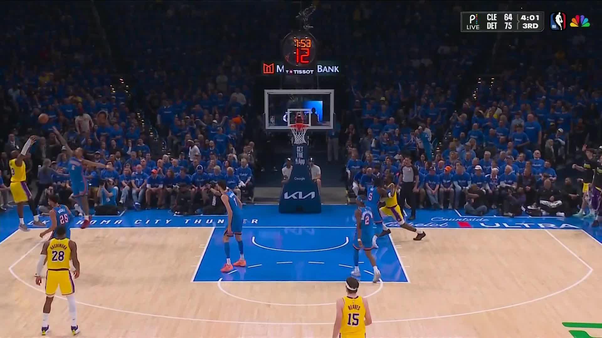 NBA: Oklahoma City Thunder vs Los Angeles Lakers