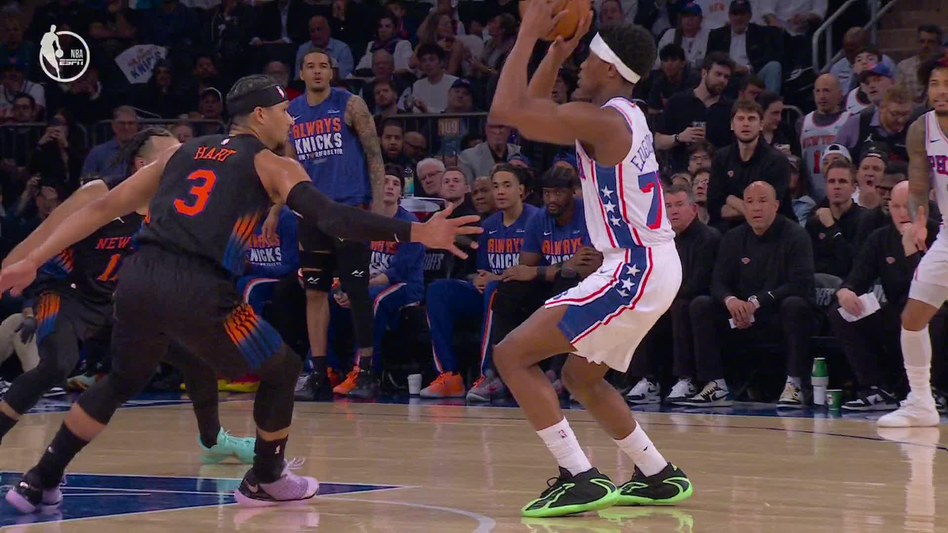 NBA: New York Knicks vs Philadelphia 76ers
