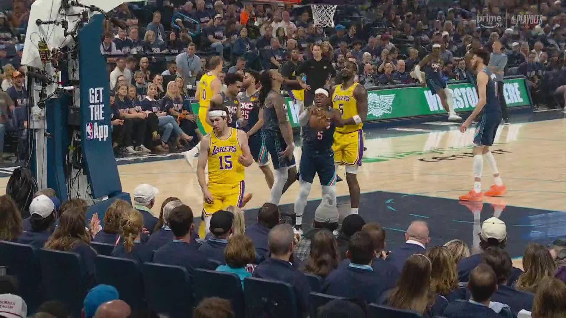 NBA: Oklahoma City Thunder vs Los Angeles Lakers