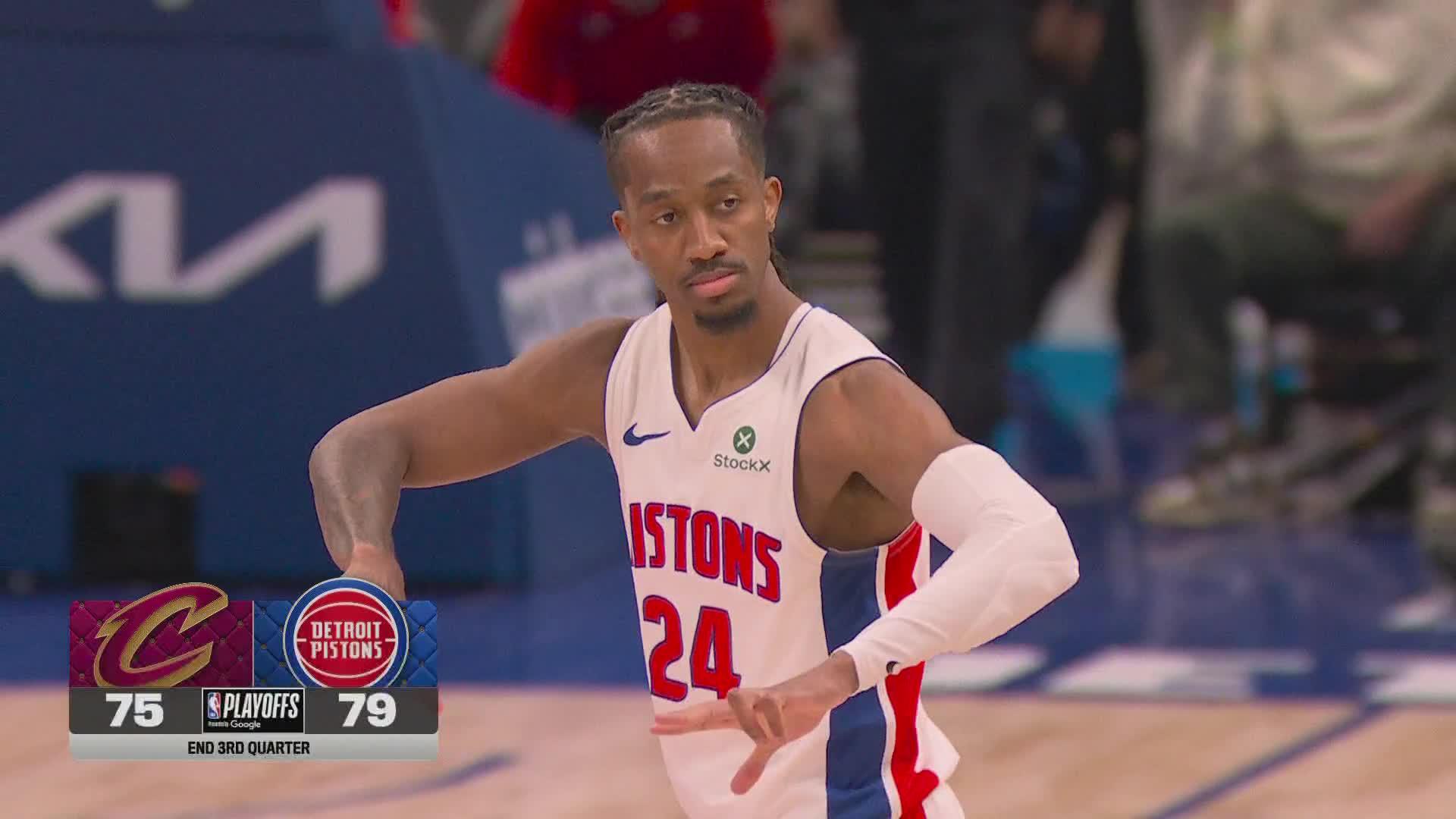 Cunningham finds Jenkins to beat 3rd-quarter buzzer for Pistons