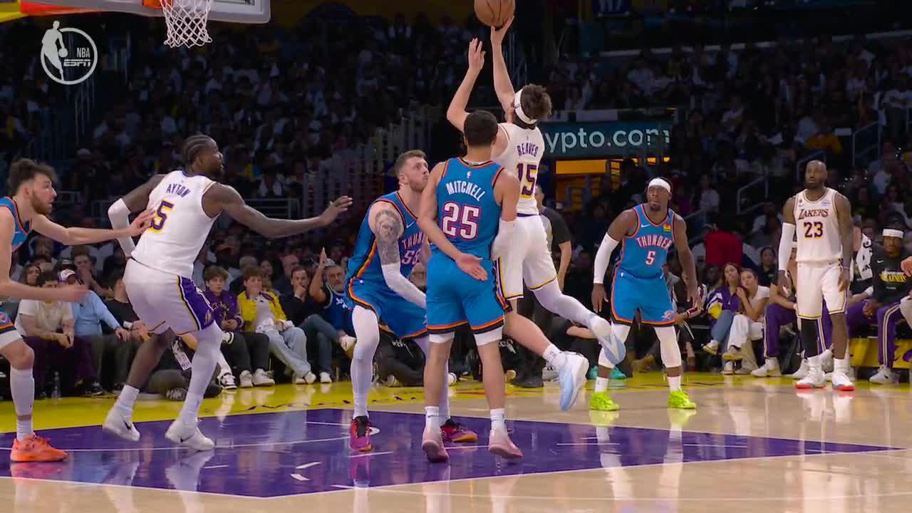 NBA: Los Angeles Lakers vs Oklahoma City Thunder