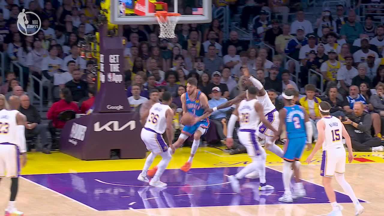 NBA: Los Angeles Lakers vs Oklahoma City Thunder
