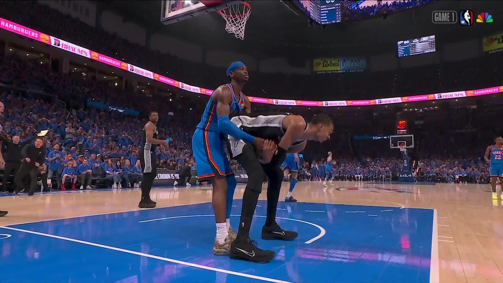NBA: Oklahoma City Thunder vs San Antonio Spurs