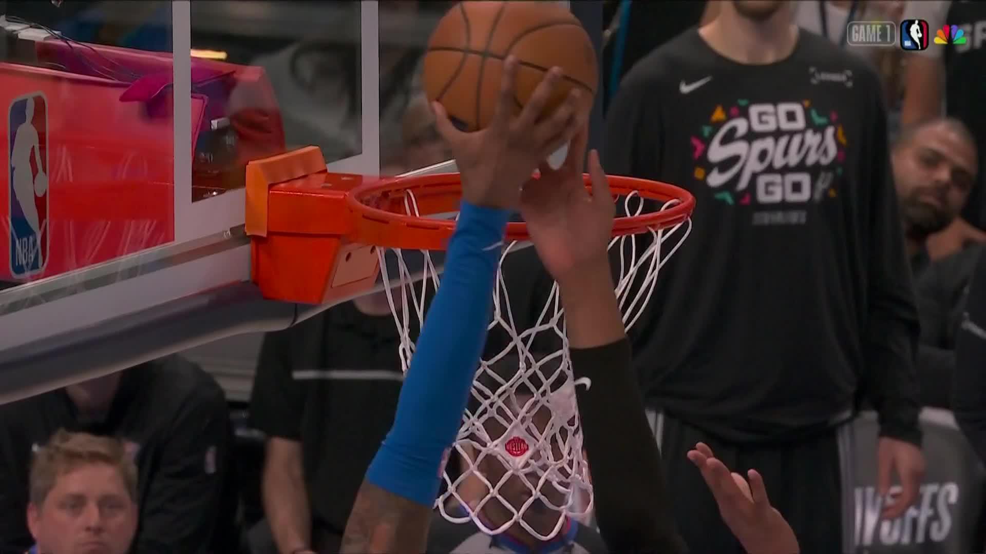 NBA: Oklahoma City Thunder vs San Antonio Spurs