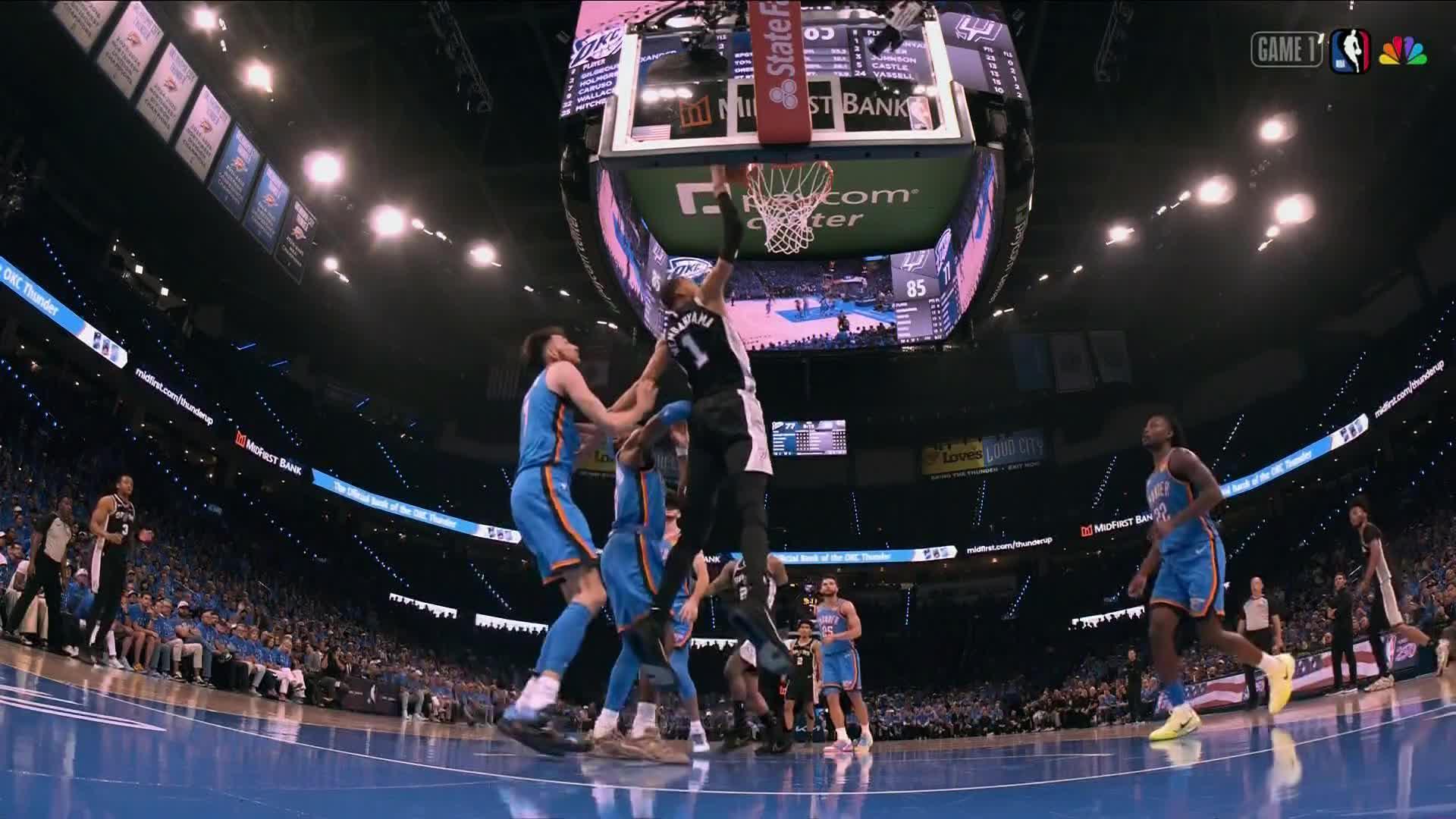 NBA: Oklahoma City Thunder vs San Antonio Spurs