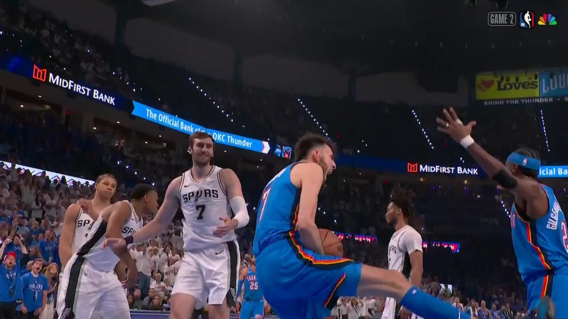 NBA: Oklahoma City Thunder vs San Antonio Spurs