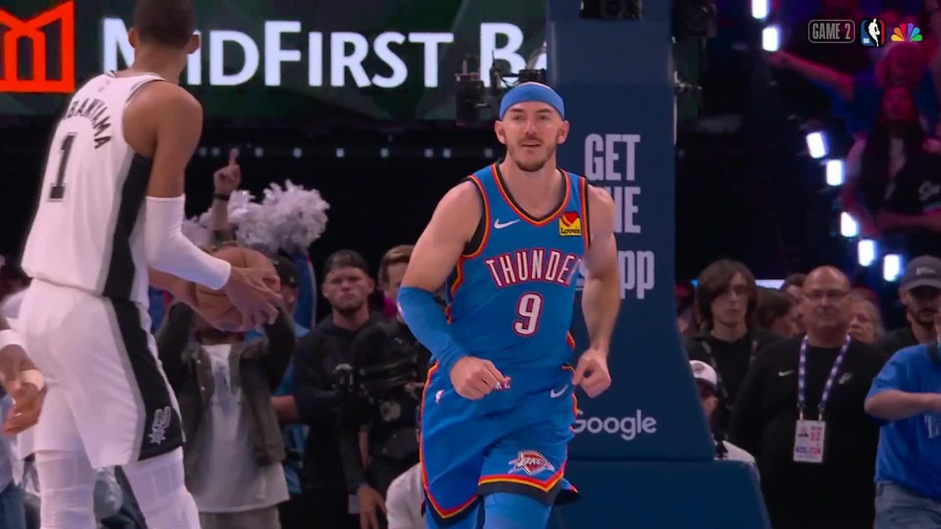 NBA: Oklahoma City Thunder vs San Antonio Spurs