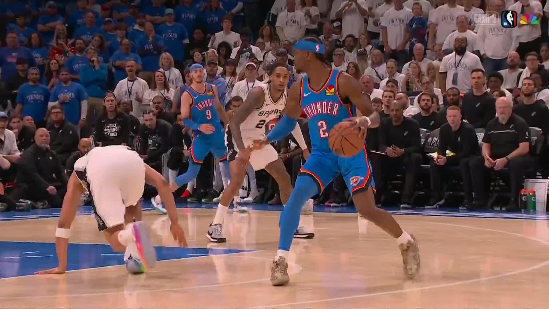 NBA: Oklahoma City Thunder vs San Antonio Spurs