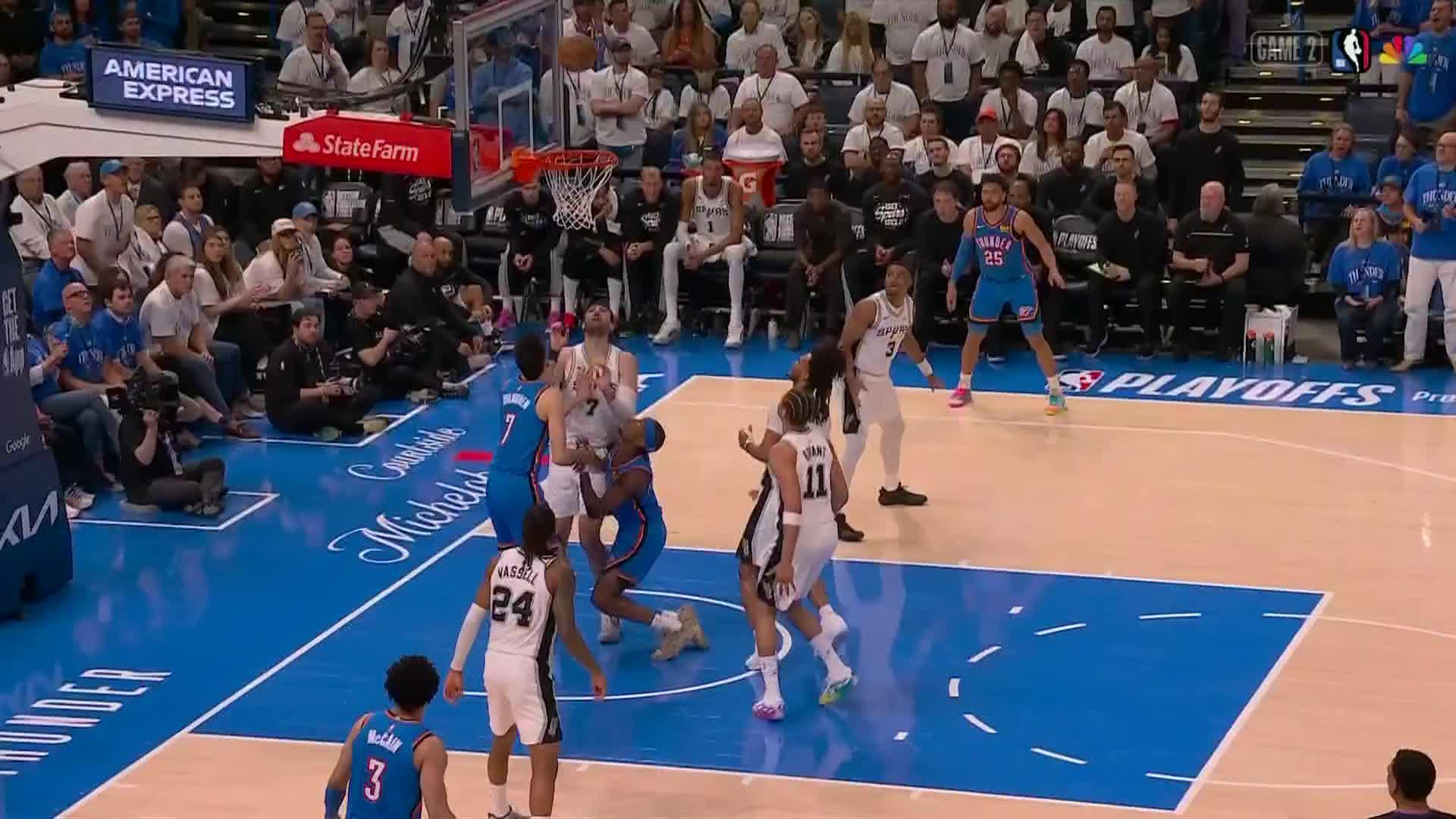 NBA: Oklahoma City Thunder vs San Antonio Spurs