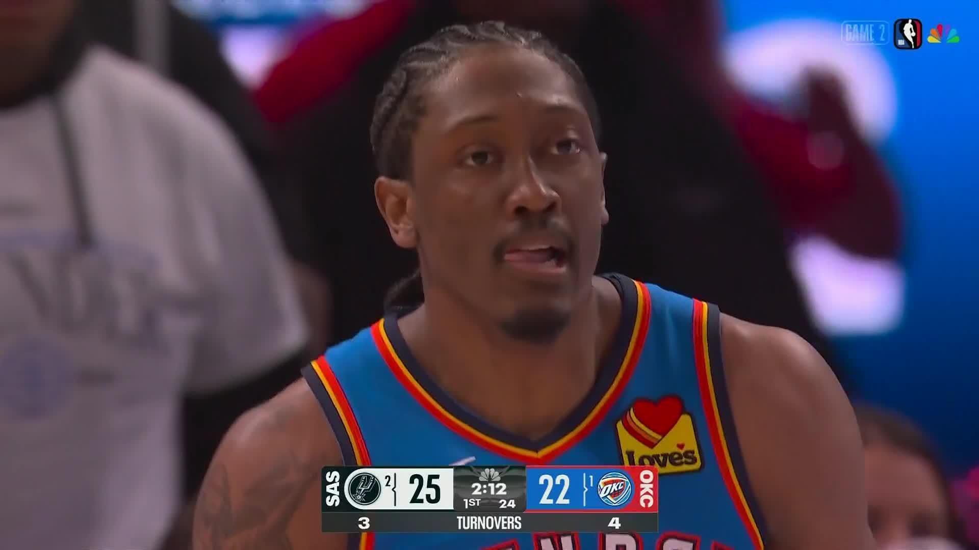 NBA: Oklahoma City Thunder vs San Antonio Spurs