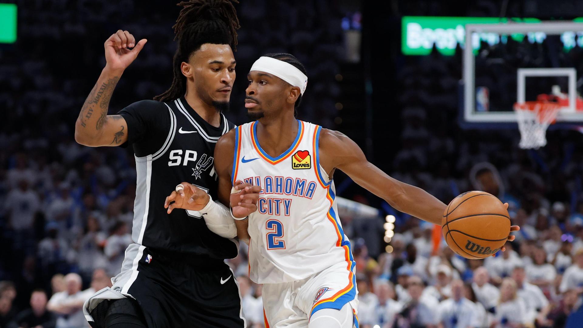NBA: Oklahoma City Thunder vs San Antonio Spurs