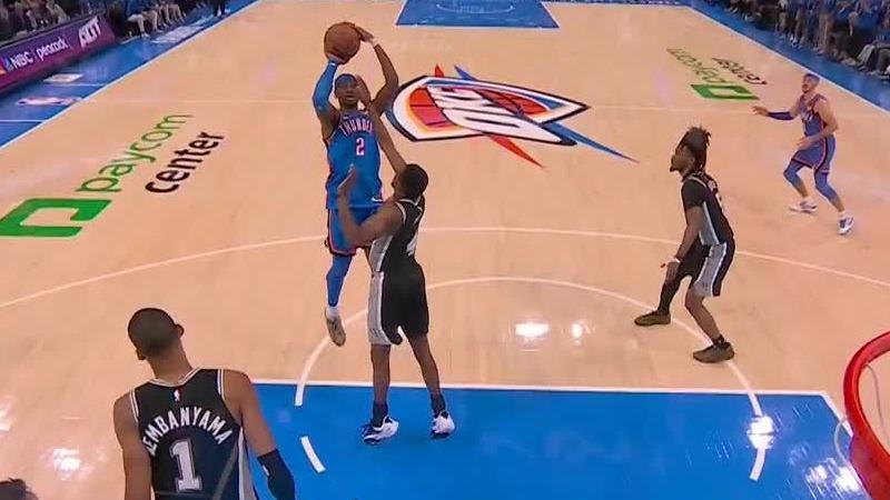 NBA: Oklahoma City Thunder vs San Antonio Spurs