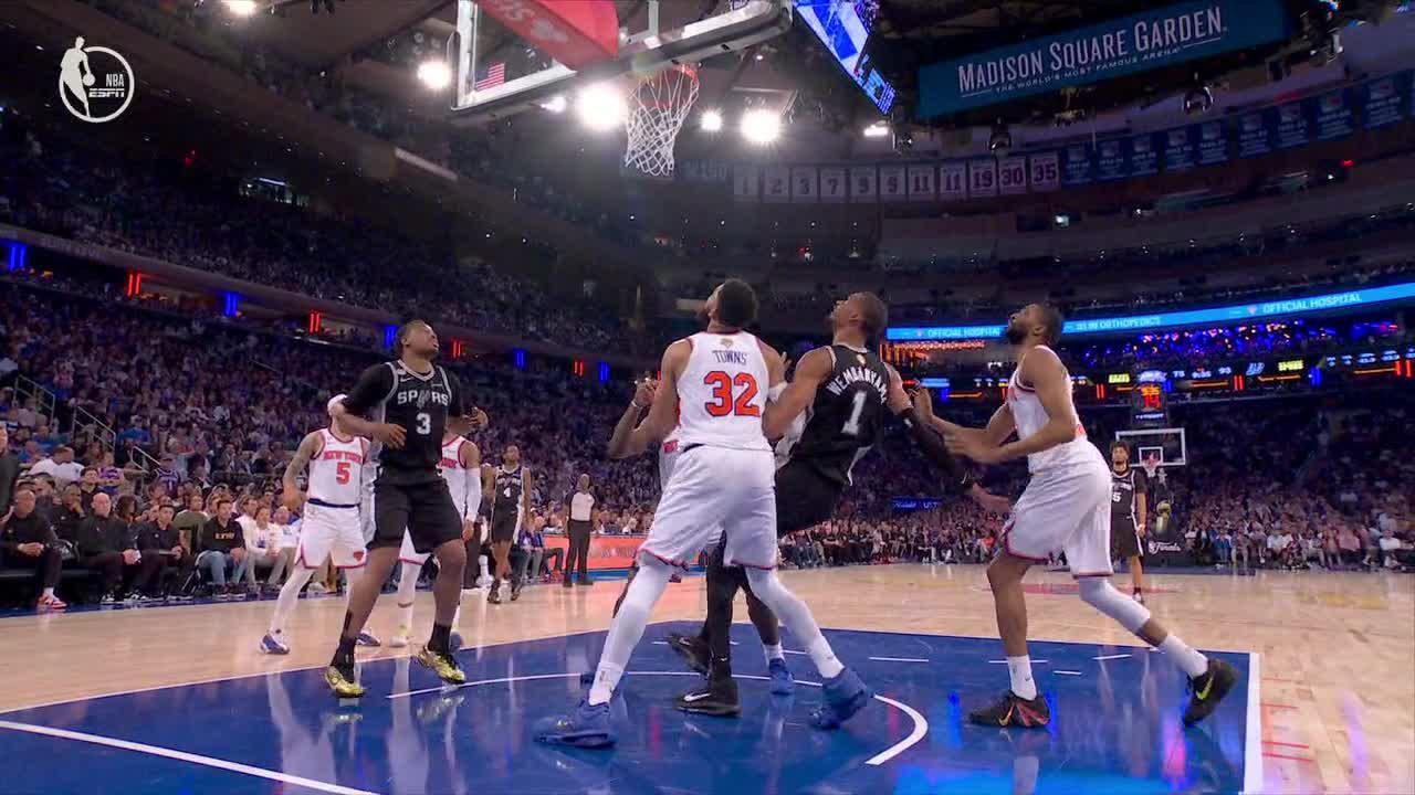 NBA: New York Knicks vs San Antonio Spurs