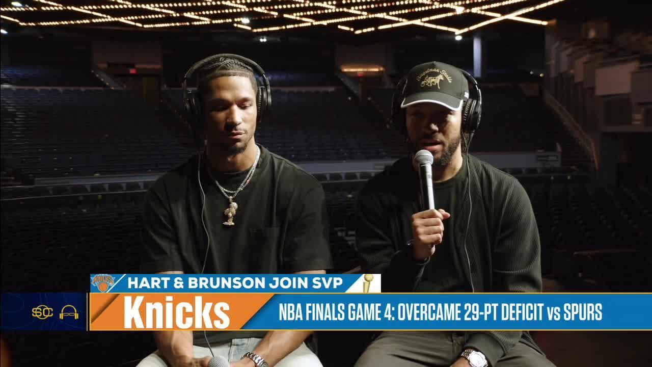 Jalen Brunson looks back at Game 4 with SVP