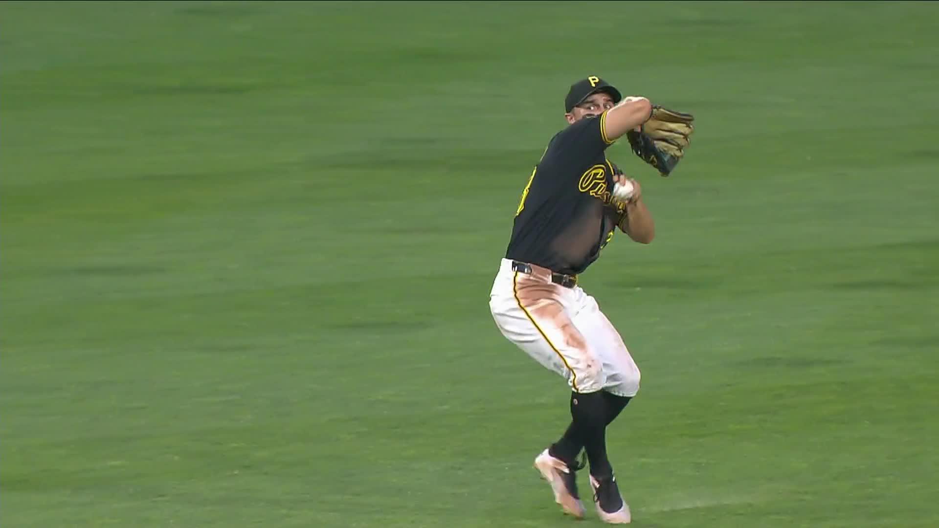 Drake Baldwin hits an RBI single — Article image accompanying Bart's 2-run homer helps Atlanta to 3-0 win after Braves end Pirates' combined perfect-game bid on WagerUp Sports News.