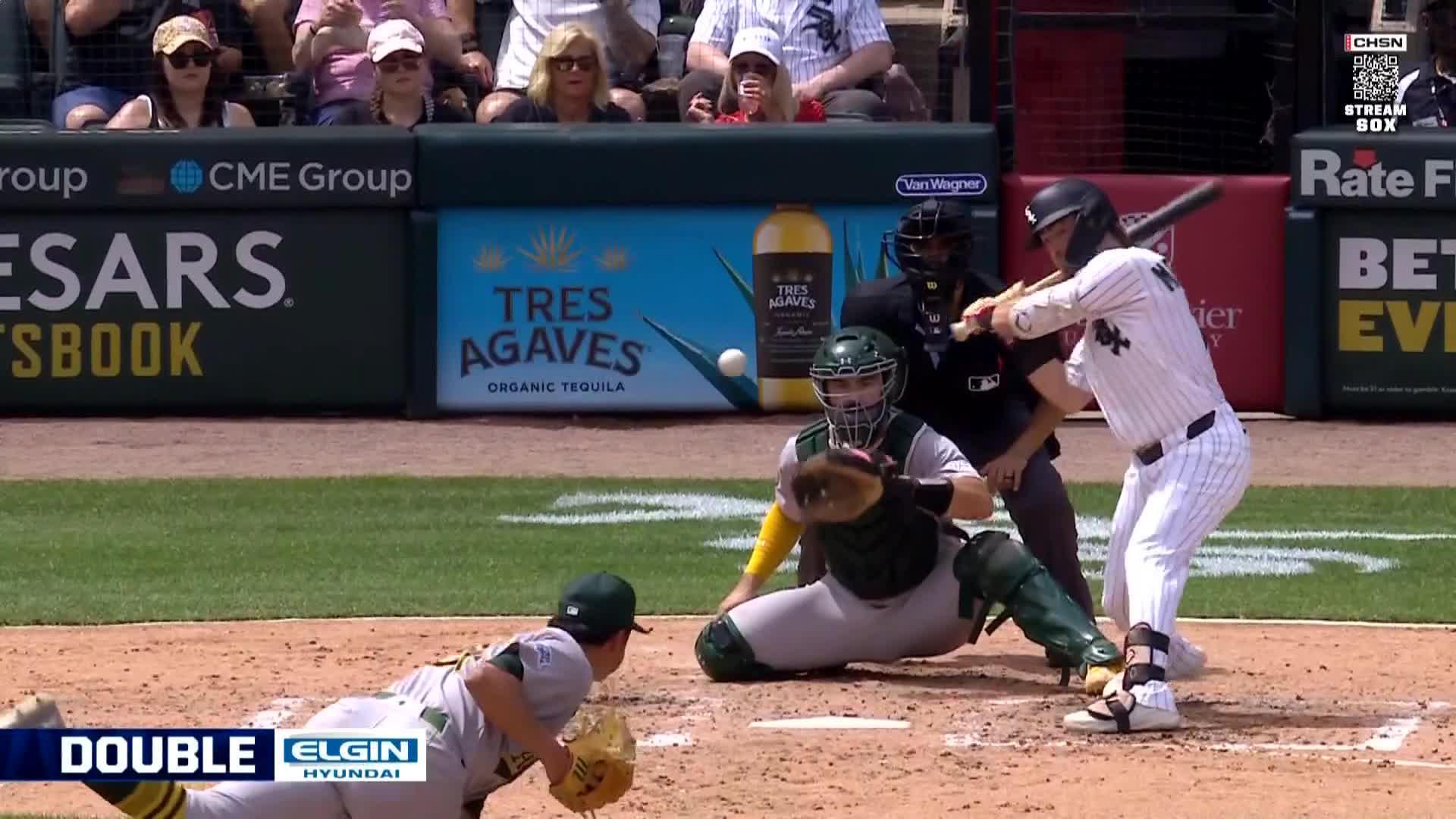 Chase Meidroth conecta un doble productor, los Medias Blancas ganan 1-0 y envían a los Atléticos a su octava derrota consecutiva