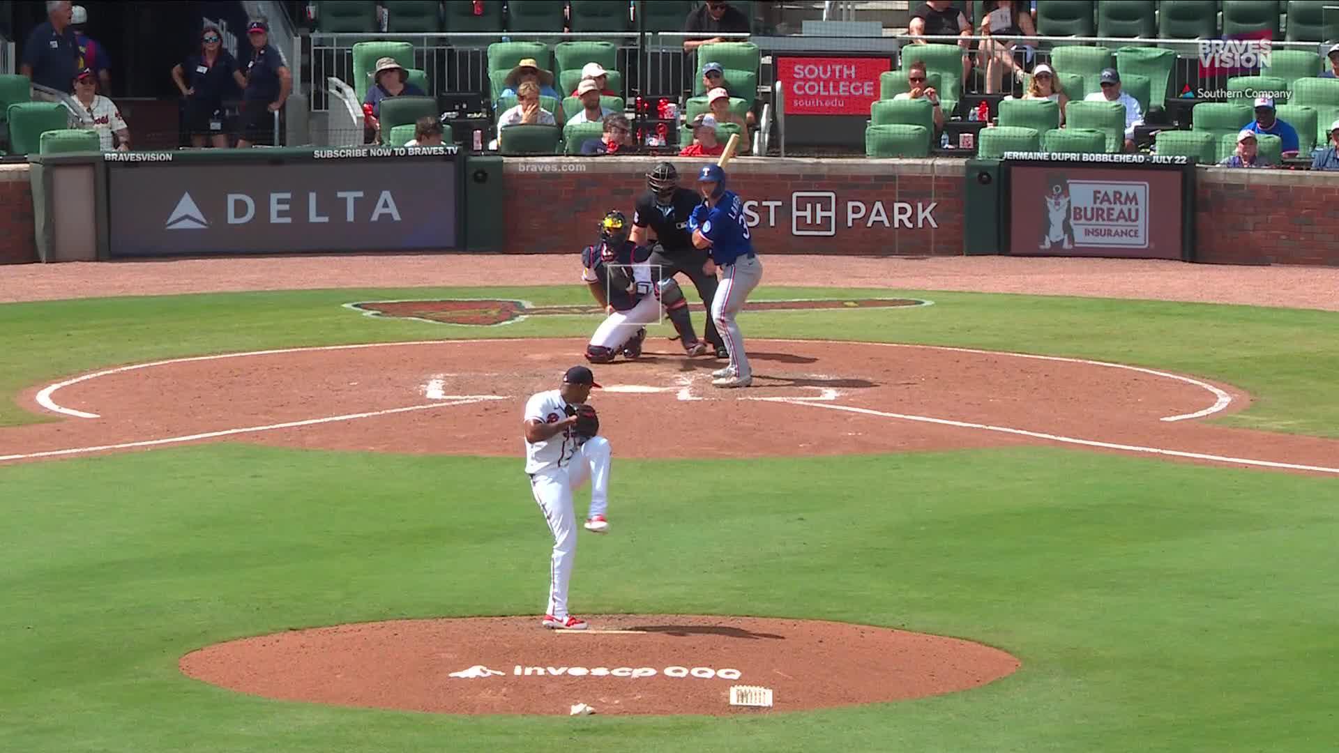 Wyatt Langford crushes a home run — Article image accompanying Braves and Rangers square off in series rubber match on WagerUp Sports News. Wyatt Langford crushes a home run — Article image accompanying Braves and Rangers square off in series rubber match on WagerUp Sports News.