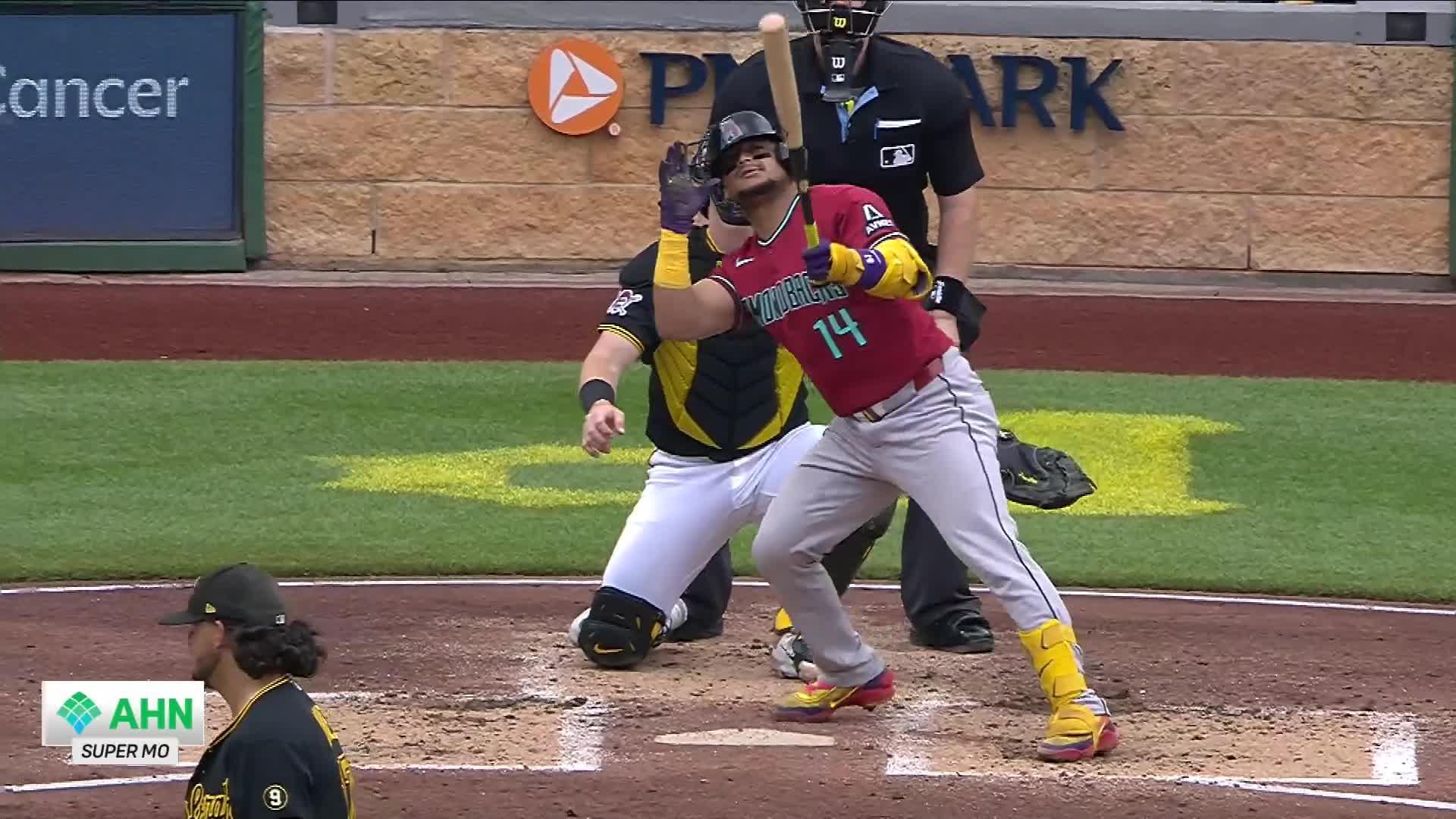 Gabriel Moreno smashes a home run — Article image accompanying McCann leads Diamondbacks against the Pirates following 4-hit game on WagerUp Sports News. Gabriel Moreno smashes a home run — Article image accompanying McCann leads Diamondbacks against the Pirates following 4-hit game on WagerUp Sports News.